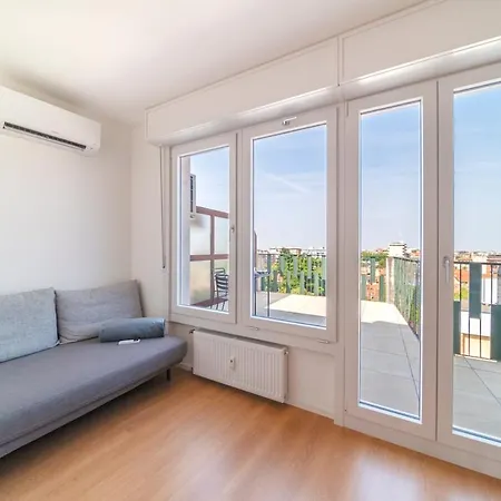 Luminosissimo Attico Con Vista Panoramica Su